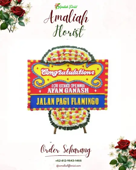Sewa Papan Bunga Gonda Baru